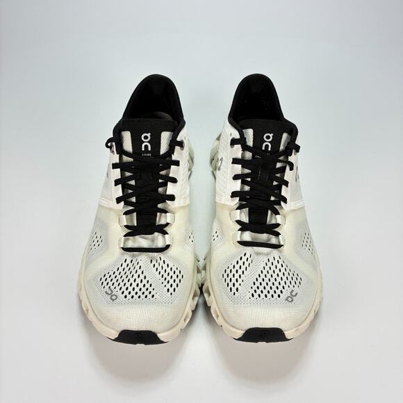 On Running Cloud X White Black Lace Up Running Shoes 40.99702 Women's Size 6 - Picture 3 of 10